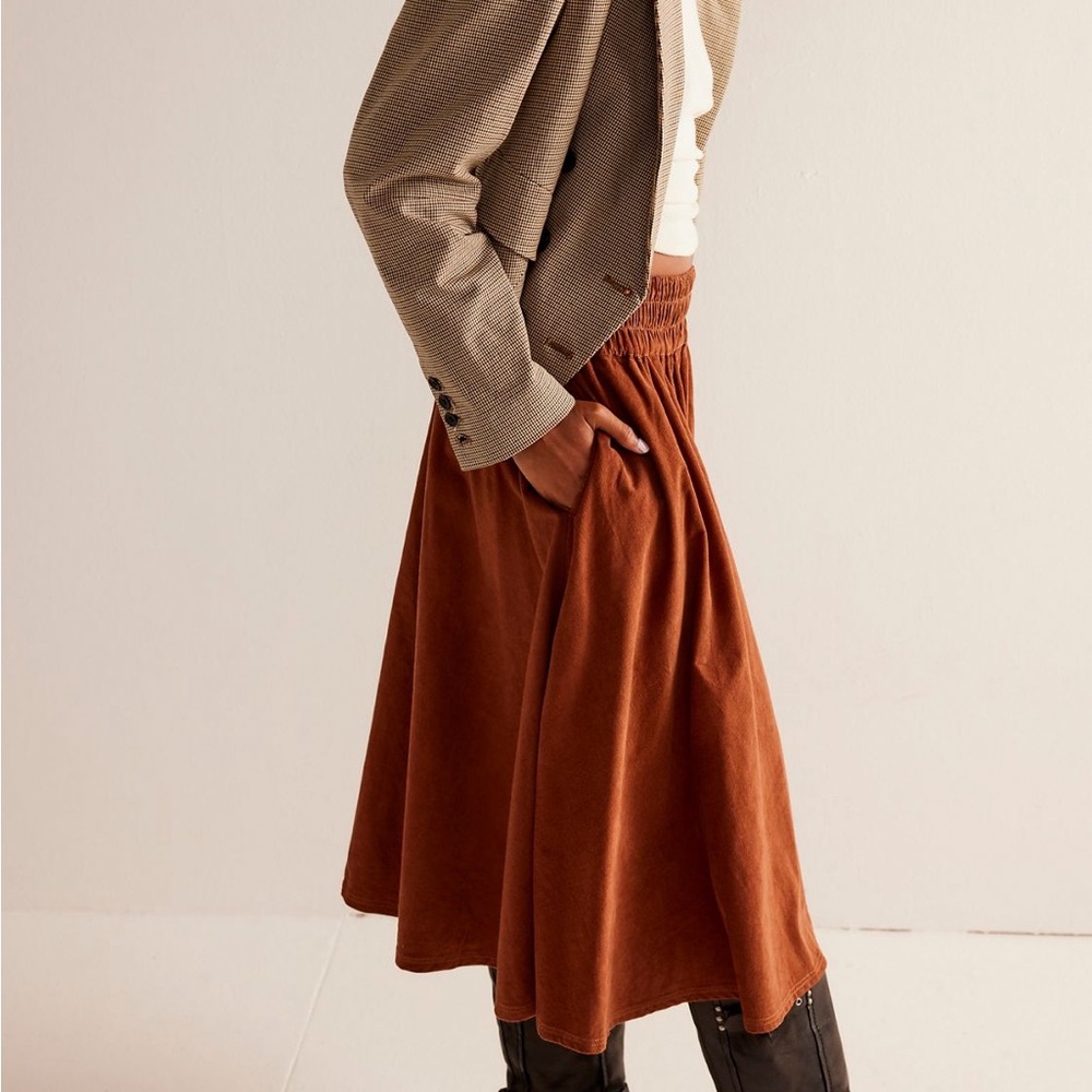 FP NWT - We The Free Cord Full Skirt XS